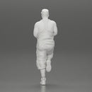 gangster in cap and short standing in one leg leaning against car - Only-Games