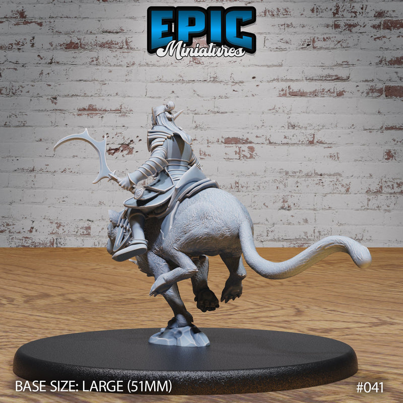 Dark Elf Panther Rider Running - Only-Games