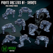 Pirate Orc Legs #1 - Shorts - Only-Games