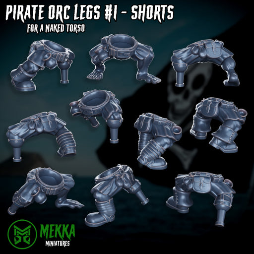 Pirate Orc Legs #1 - Shorts - Only-Games
