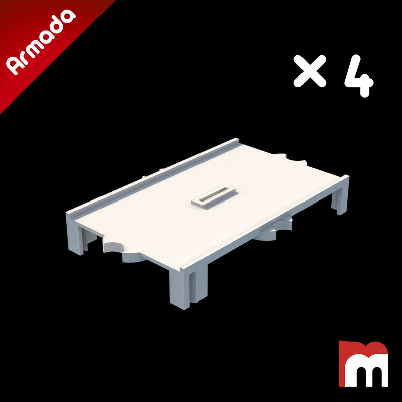 (Armada) 4x Base Medium - Only-Games