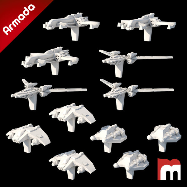 (Armada) Rebel Fighters Set II