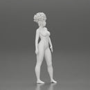 Naked hip-hop black girl wtih curly hair - Only-Games