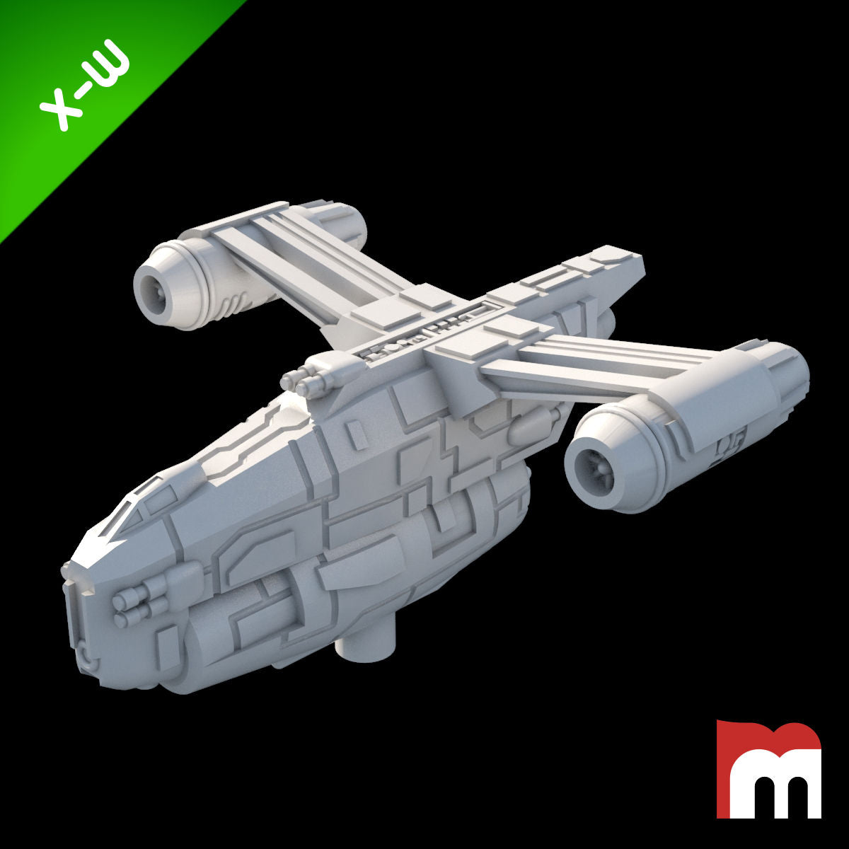 Star Wars X-Wing Miniatures - Auzituck CANON Gunship - Fantasy Flight Games