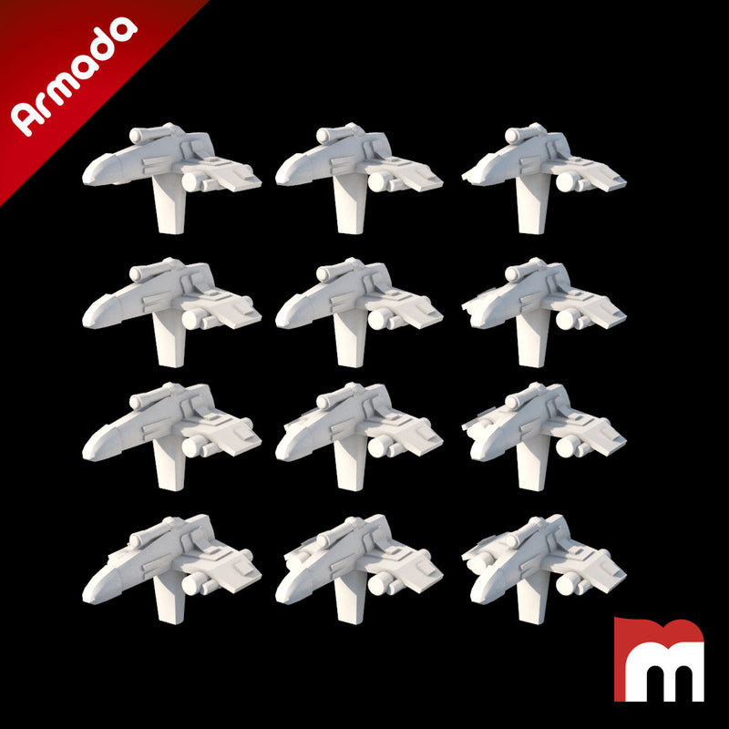 (Armada) 12x E-Wing - Only-Games