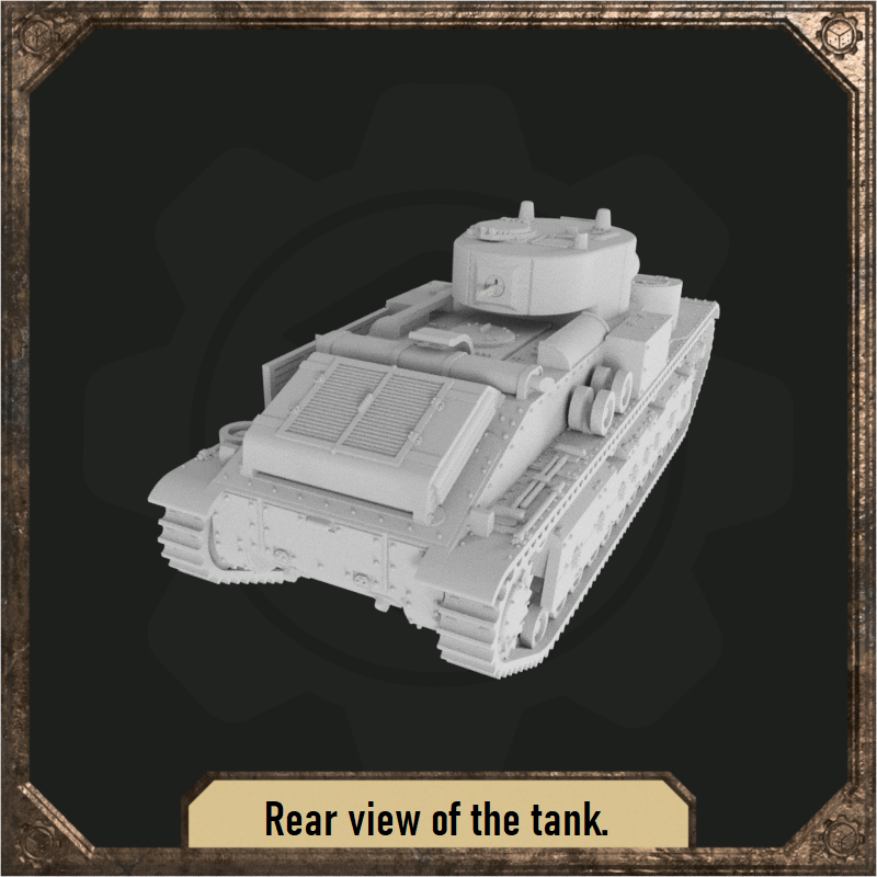 1/56 T-28 multi-turreted medium tank