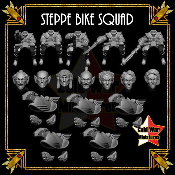 Steppe Squad on Bikes (Heads) - Only-Games