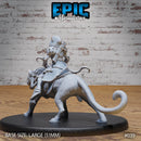 Dark Elf Panther Mount Rider Set - Only-Games