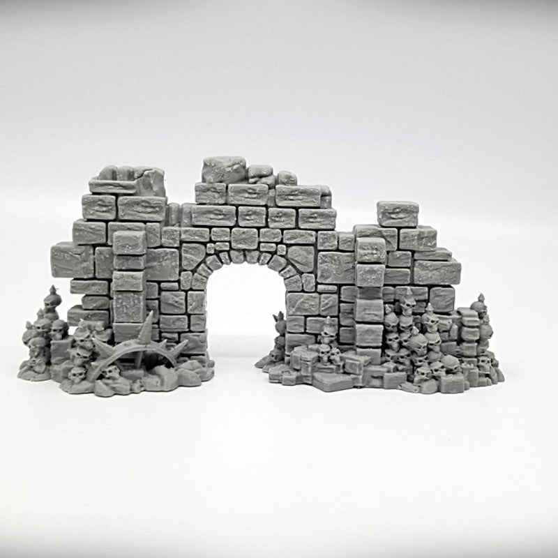 Basic Archway Door Wall: Ancient Ruins GRIMDARK Terrain Set - Only-Games