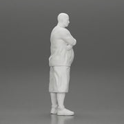 Fat Gangster in cap folding one's arms - Only-Games