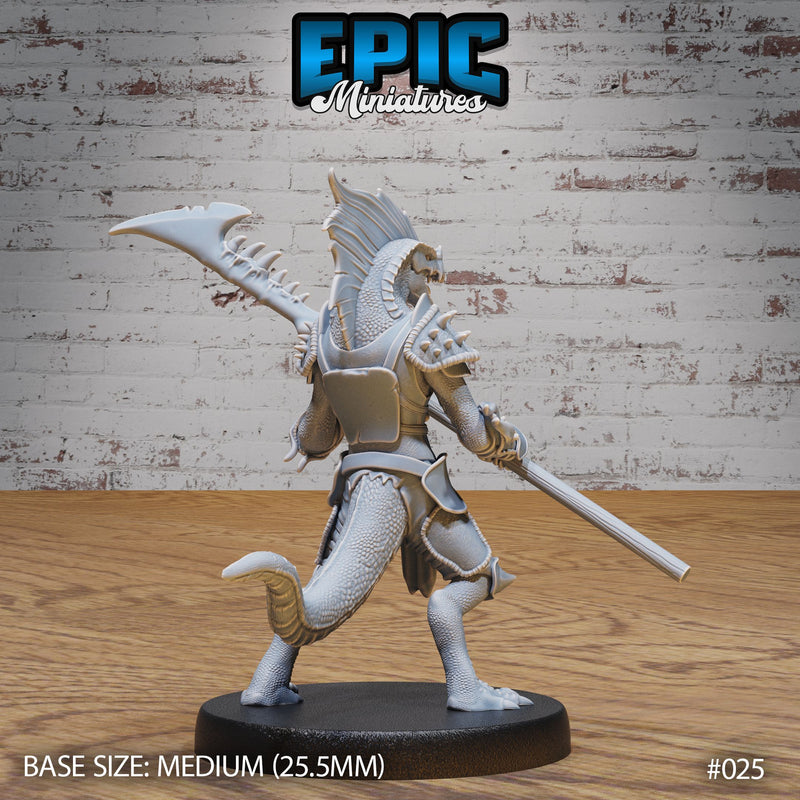 Lizard Folk Army Halberd - Only-Games