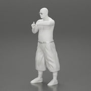 gangster standing in cropped trousers with sunglasses - Only-Games
