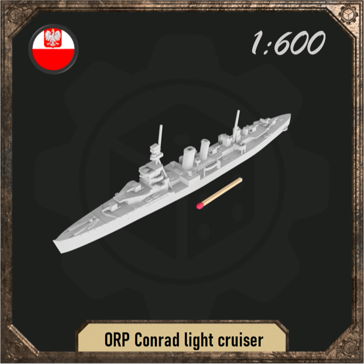 1/600 ORP Conrad light cruiser - Only-Games