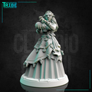 (0204) Female human half orc tiefling firbolg elf fortune teller - Only-Games