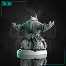 (0299) Male Rhinoceros folk summoner wizard magician with a magic portal - Only-Games