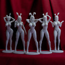 FIGURINE COLLECTION / BUNNY GIRLS / 5 PIECES - Only-Games