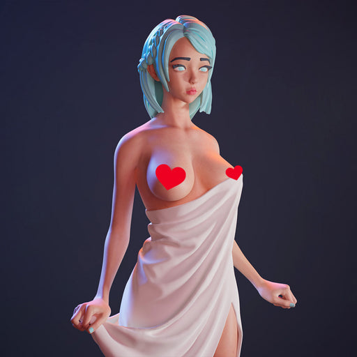 CUTE GIRL IN A TOWEL / B - Only-Games