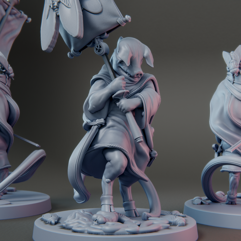 Plague Almoner (B) - Children of the Fly Warband - Grail Thrall - Only-Games
