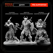 32mm - Classic RPG barbarians bundle - MASTERS OF DUNGEONS QUEST - Only-Games
