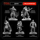 5 miniatures - 32mm - Classic RPG mercenaries bundle - MASTERS OF DUNGEONS QUEST - Only-Games