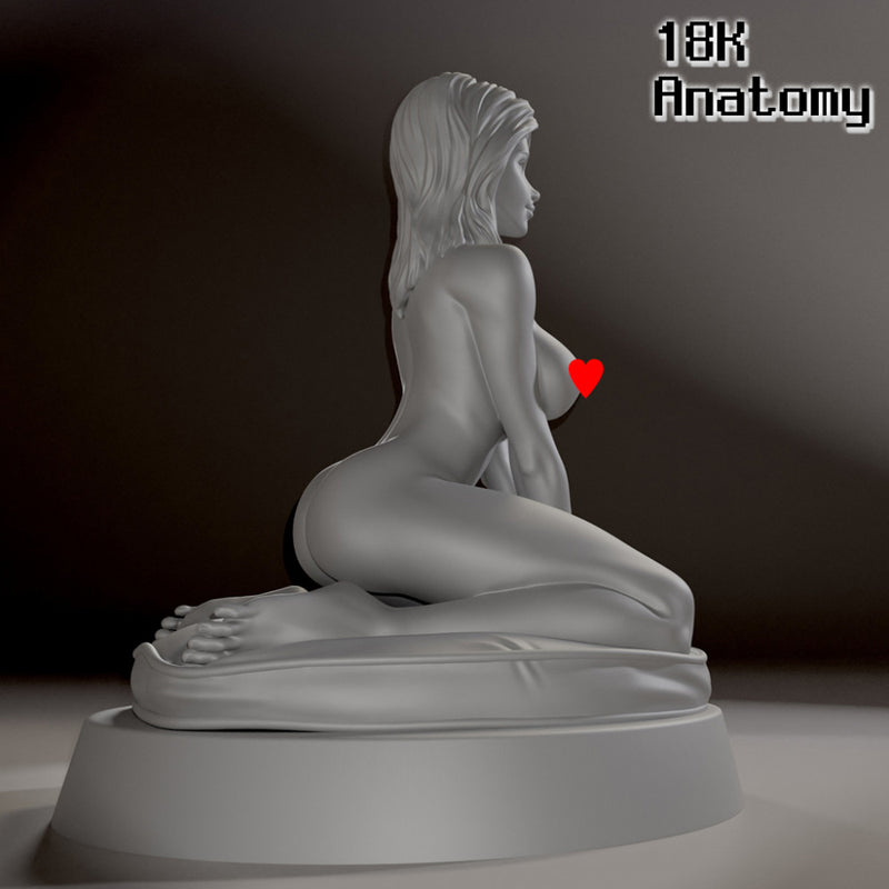 18K ANATOMY - AHEGAO AND NORMAL KNEEL DOWN - Only-Games