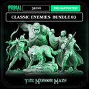 5 miniatures - 32mm - Classic RPG game enemies bundle - THE MIRROR MAZE - MASTERS OF DUNGEONS QUEST - Only-Games