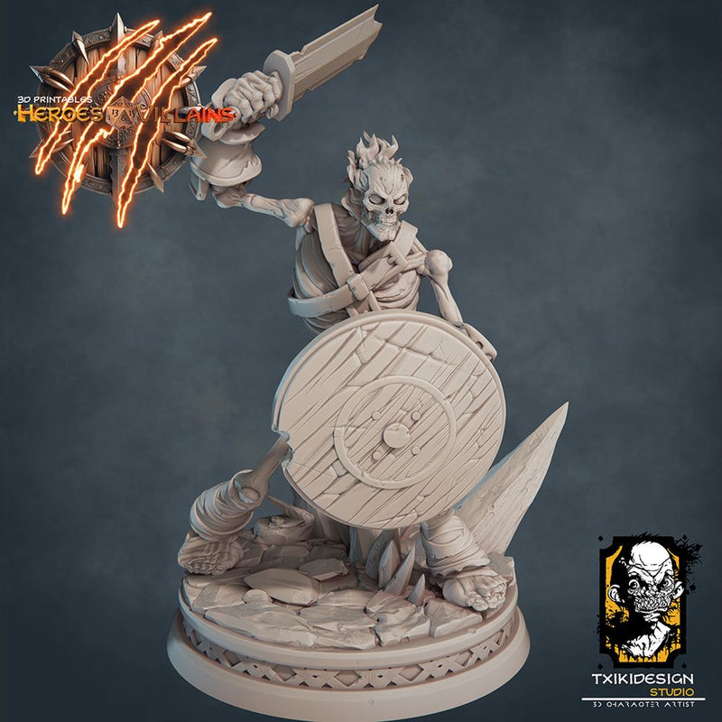 Fire Skeletons Set - Txiki Design Studio - Miniatures by Only-Games.co