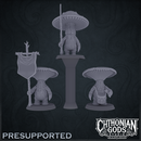 Shrooms On The Rise - 3 STL Fantasy Miniature Set - Only-Games