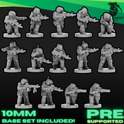 Sci-Fi Future Mercs- Recon Squad (10mm EPIC) - Only-Games