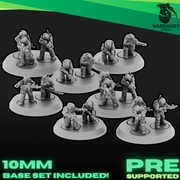 Sci-Fi Future Mercs- Recon Squad (10mm EPIC) - Only-Games