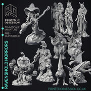 Ravenshold Horrors - 11 models - Halloween Themed Pack - Pre Supported - 32mm scale - Only-Games