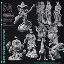 Ravenshold Horrors - 11 models - Halloween Themed Pack - Pre Supported - 32mm scale