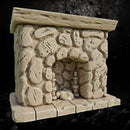 Stone Fireplace - Tabletop Terrain Prop STL, DnD & Wargaming Scenery