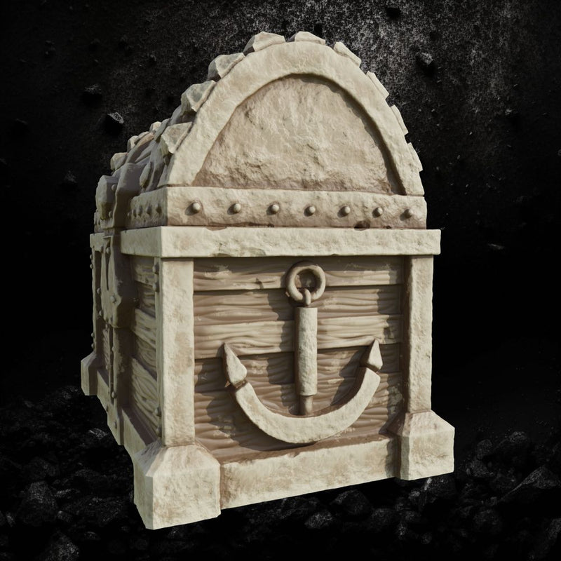Whispers of the Old Coast - Fantasy Coastal Ruins STL for DnD & Wargaming - Only-Games