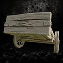 Wood Cart - Fantasy Market Terrain STL for DnD & Wargaming Scenery