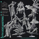 Gyth Void Pirates - 8 Model Pack - PRESUPPORTED  - D&D 32mm