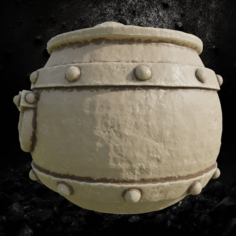 Magic Cauldron 2 - Fantasy Terrain Prop STL, DnD & Wargaming Scenery - Only-Games