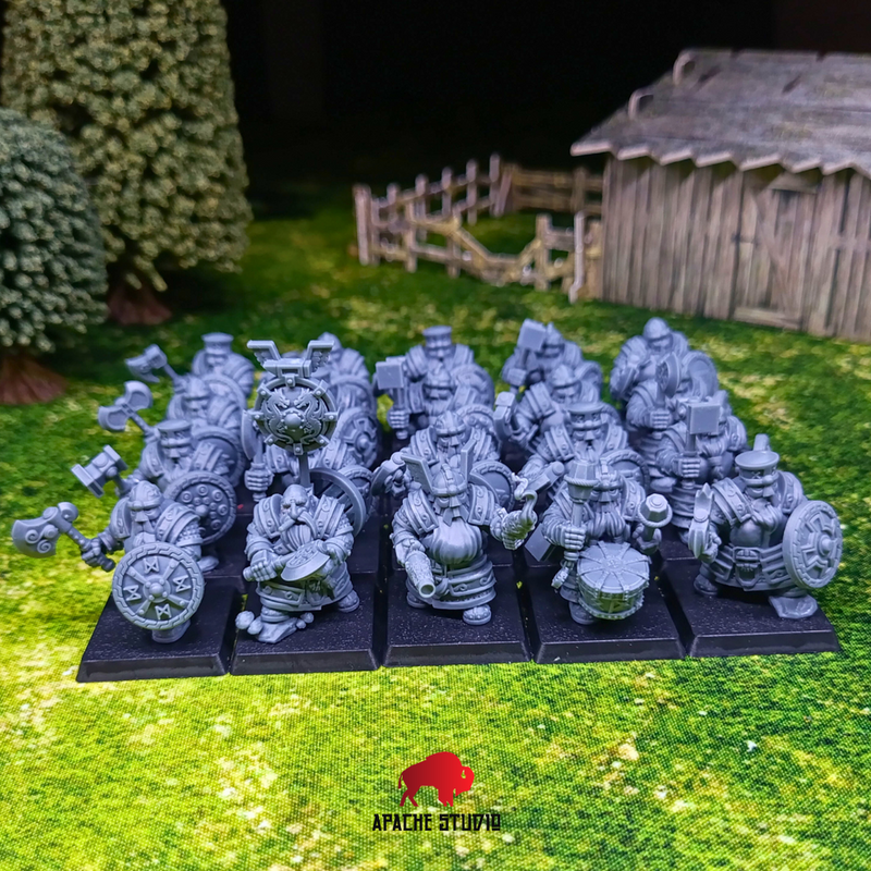 Forgeborn Clan II: Anvils / Dragons (dwarf unit) - Only-Games