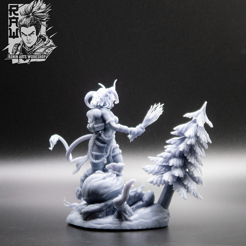 Nuri The Satyr - Female Krampus - STL only - Only-Games