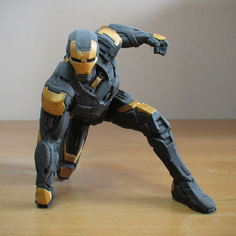 IRONMAN MK42 - Super Hero Landing Pose - 20 CM base