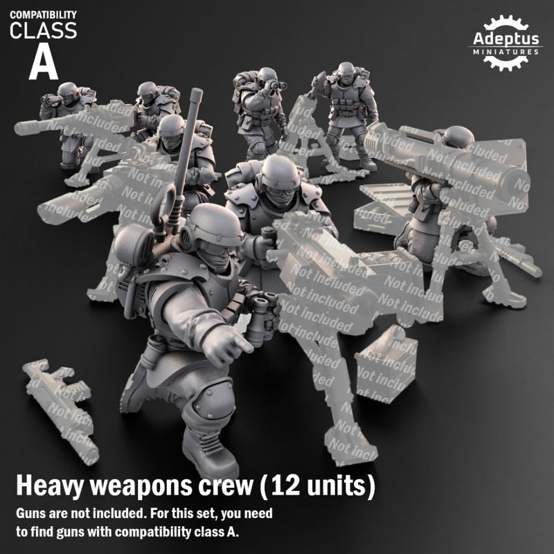 Heavy Weapons Team. Ultima Troops. Imperial Guard. Compatibility class A. - Only-Games