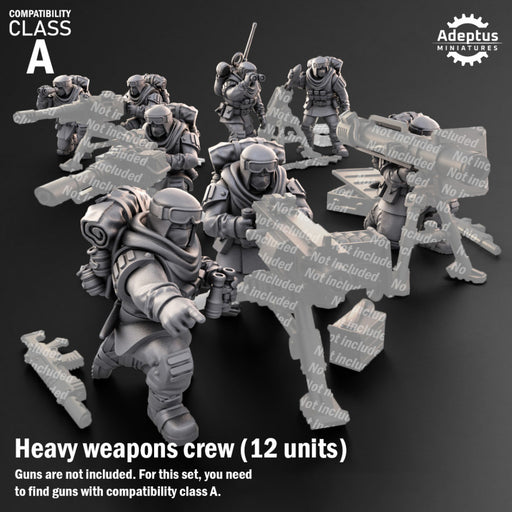 Heavy Weapons Team. Khaleeth Regiment. Imperial Guard. Compatibility class A. - Only-Games