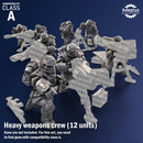 Heavy Weapons Team. Steelstorm Regiment. Imperial Guard. Compatibility class A.