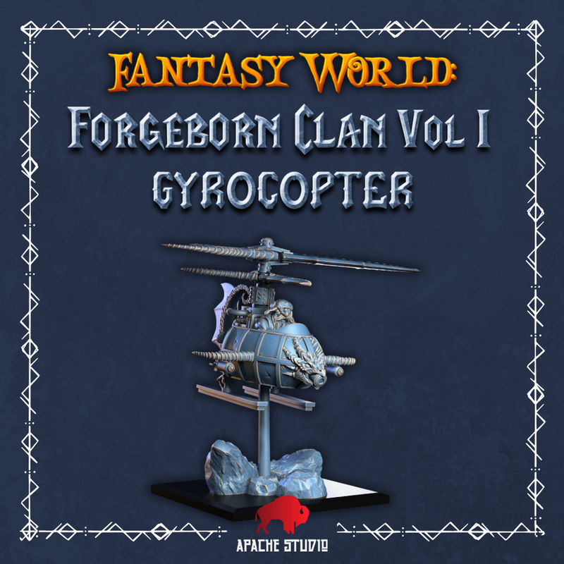 Forgeborn Clan: Gyrocopter (dwarf unit) - Only-Games