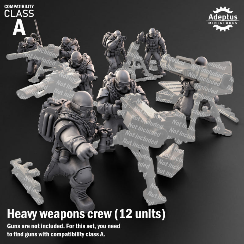 Heavy Weapons Team. Spectre Regiment. Imperial Guard. Compatibility class A. - Only-Games