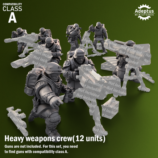Heavy Weapons Team. Shellcord Troopers. Imperial Guard. Compatibility class A. - Only-Games