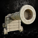 Long Imperial Cannon - Wargaming Terrain STL, DnD & Wargaming Scenery