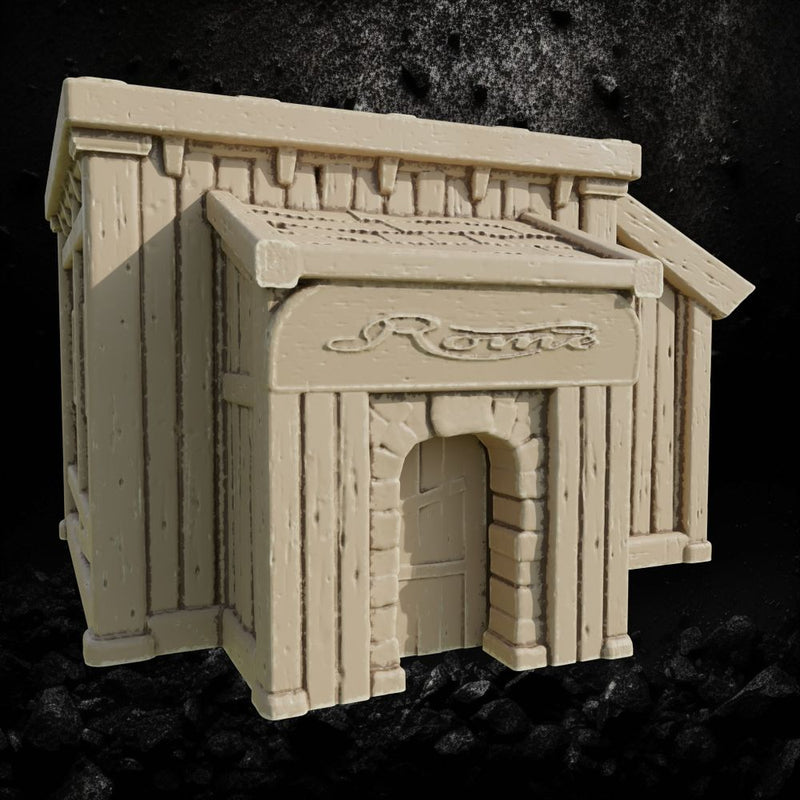 Rogue's Hideout & Black Market Crate - Smuggler Props STL for DnD & Wargaming