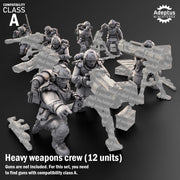 Heavy Weapons Team. Dysorius Troops. Imperial Guard. Compatibility class A. - Only-Games
