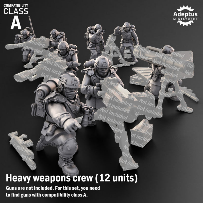 Heavy Weapons Team. Dysorius Troops. Imperial Guard. Compatibility class A. - Only-Games